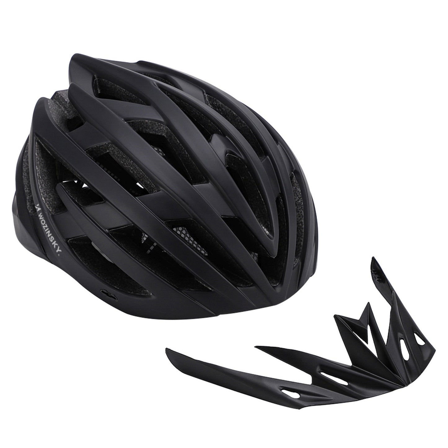 Cycling clothing – MTB bicycle helmet with removable visor and - Carlat
