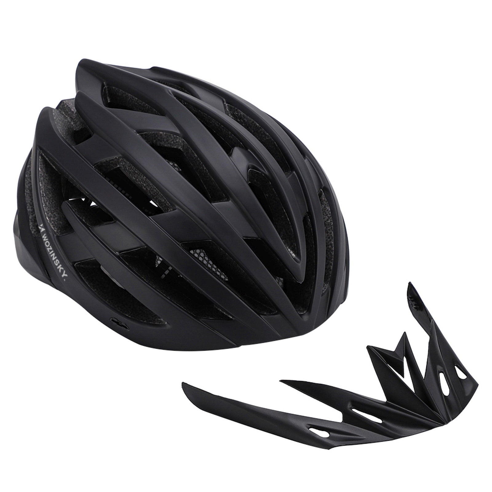 Cycling clothing – MTB bicycle helmet with removable visor and - Carlat