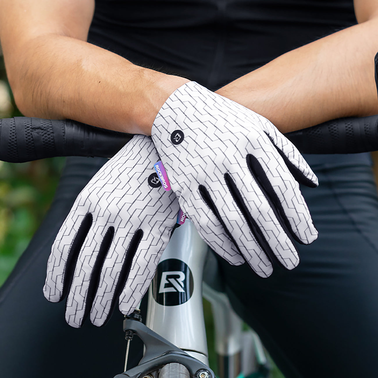 Cycling clothing – MTB cycling gloves, size XL - white - Carlat