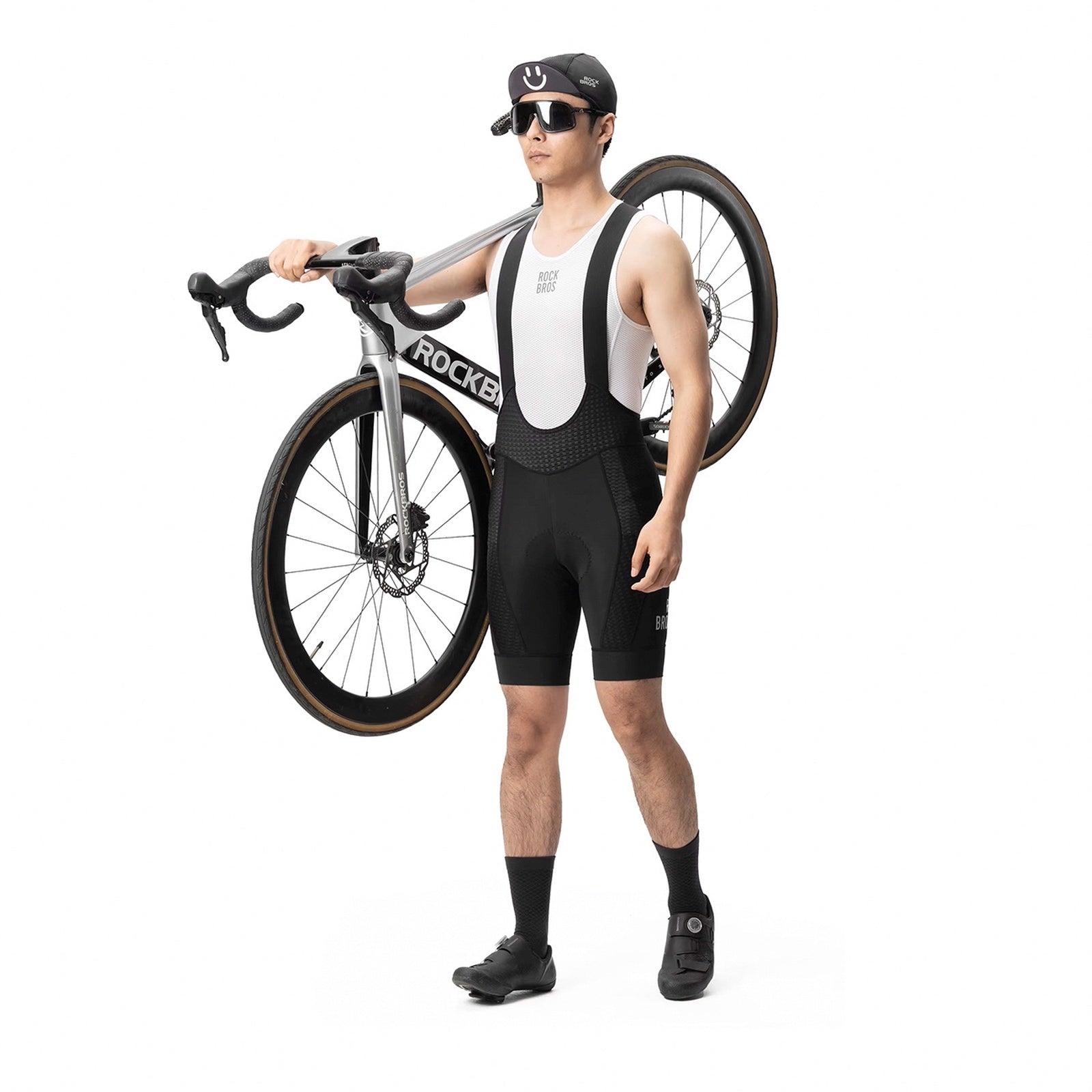 Cycling clothing – Men's short cycling shorts with suspenders and - Carlat