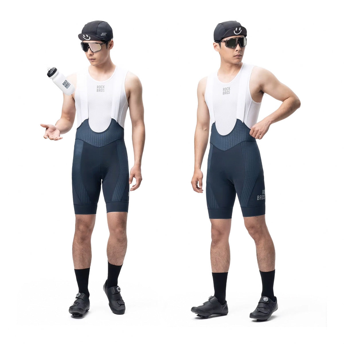 Cycling clothing – Men's short cycling shorts with suspenders and - Carlat