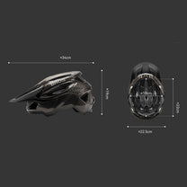 Cycling clothing – Mountain bike helmet with adjustable visor and - Carlat