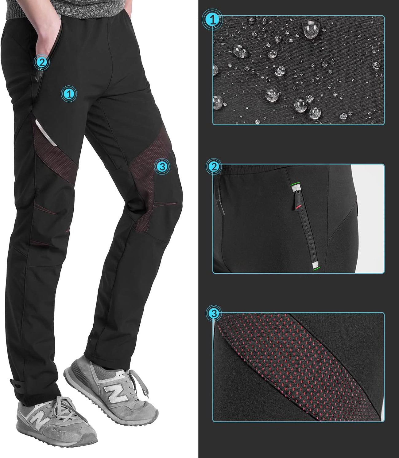 Cycling clothing – Patrol windproof cycling and trekking sports pants, - Carlat