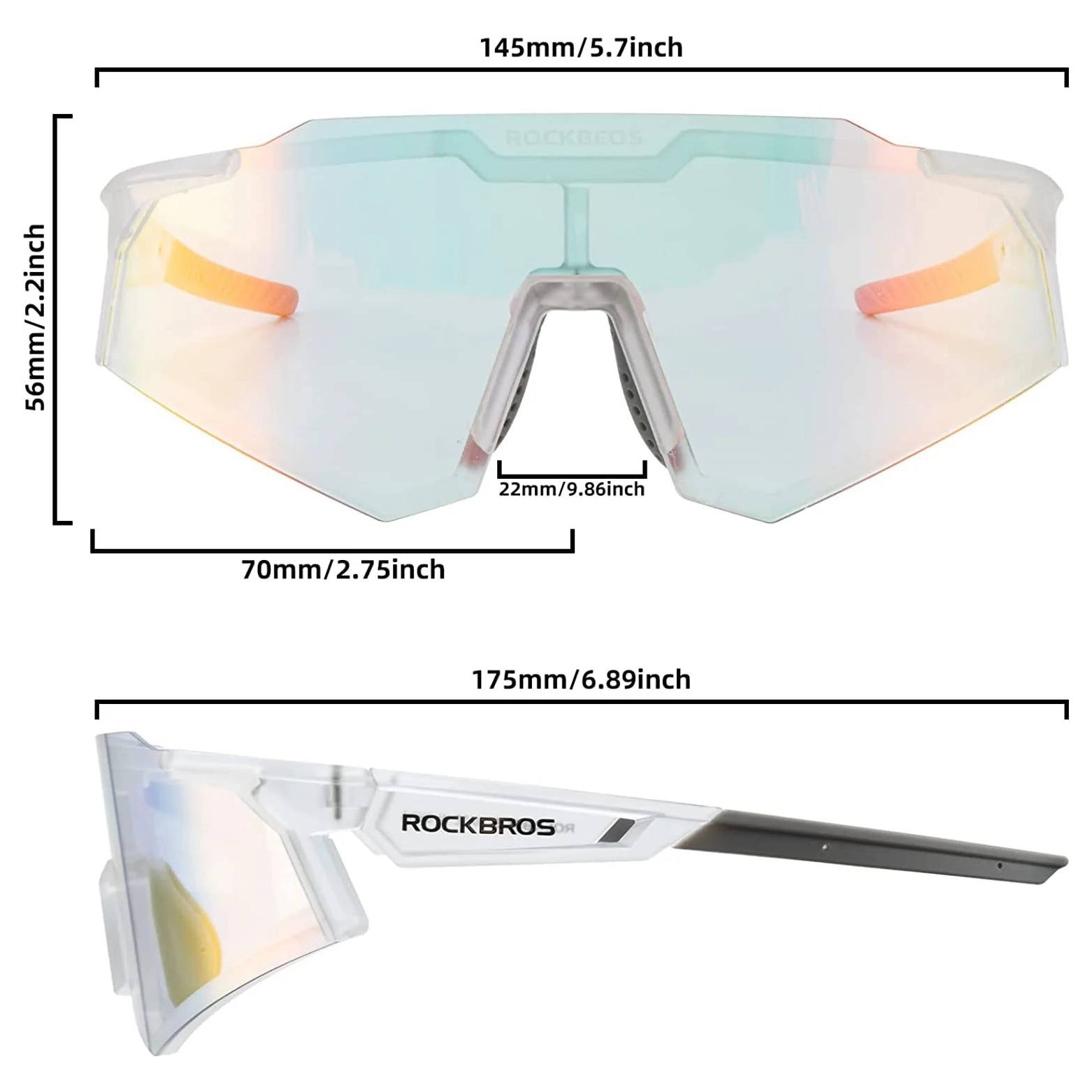 Cycling clothing – Photochromic cycling glasses with UV 400 UVA - Carlat
