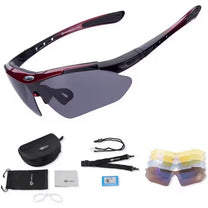 Cycling clothing – Polarized cycling glasses 10001 - SET black - Carlat