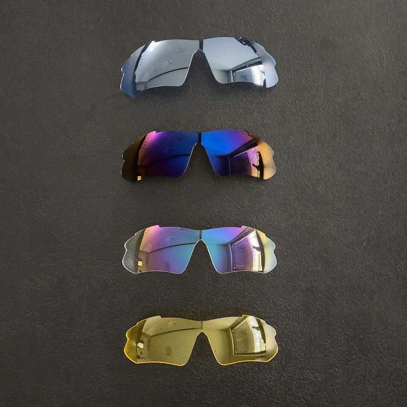 Cycling clothing – Polarized cycling glasses with replaceable colored lenses - Carlat