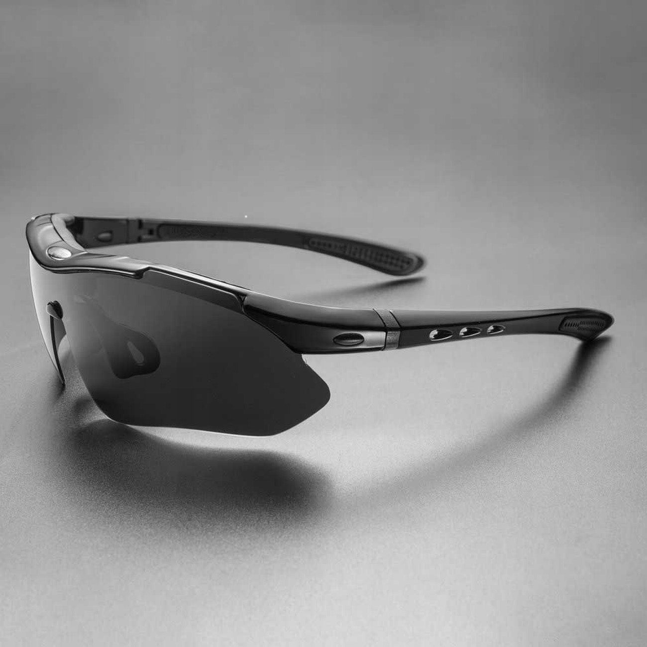 Cycling clothing – Polarized cycling glasses with replaceable colored lenses - Carlat