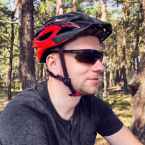 Cycling clothing – Polarized cycling glasses with replaceable colored lenses - Carlat