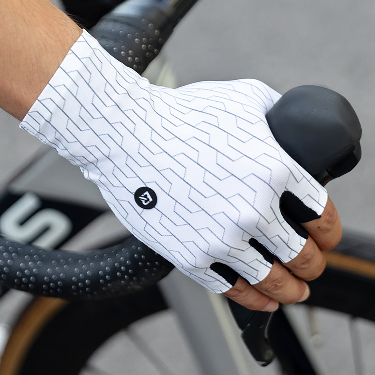 Cycling clothing – Road cycling gloves, size S - white - Carlat