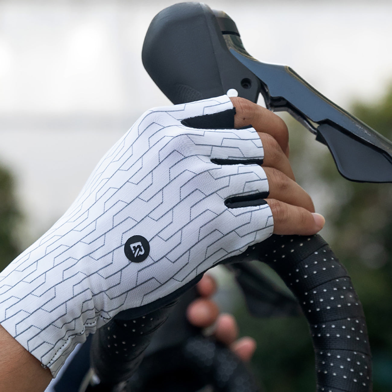 Cycling clothing – Road cycling gloves, size XL - white - Carlat