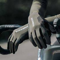 Cycling clothing – Shock-absorbing cycling gloves, size L - green - Carlat