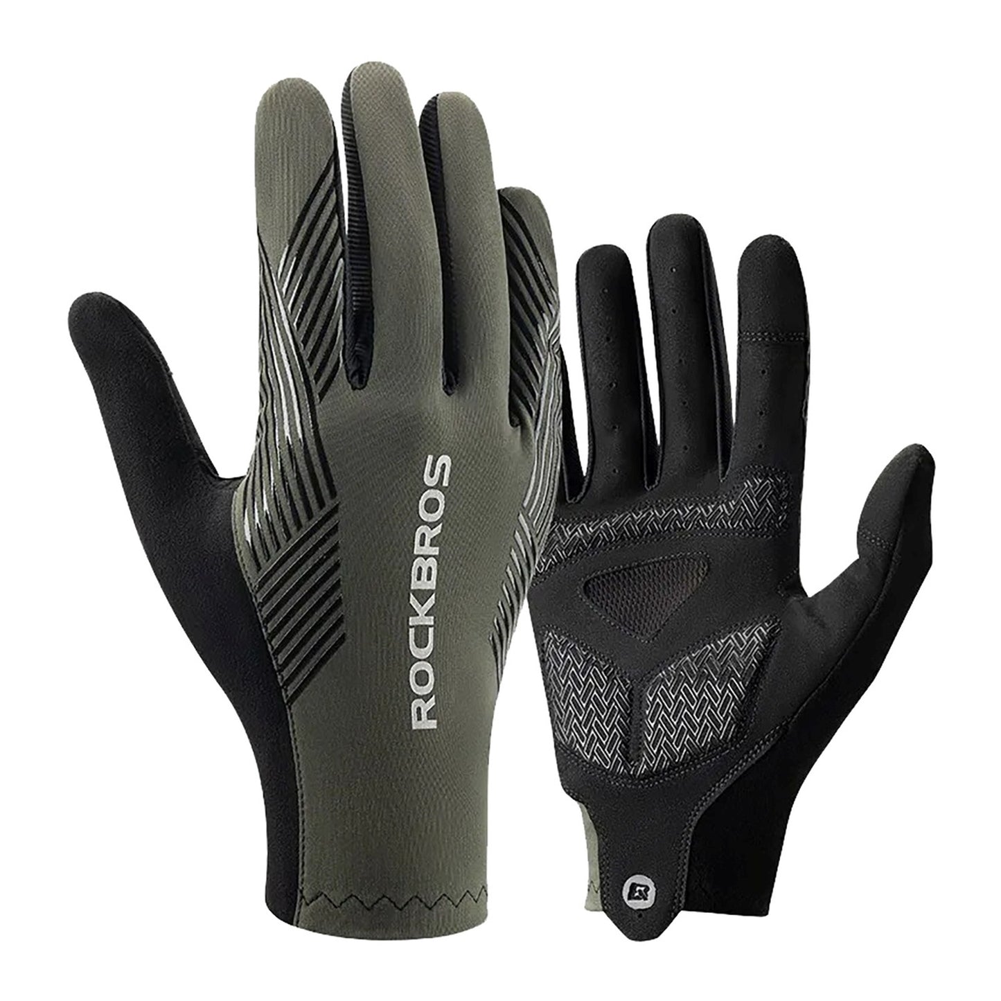 Cycling clothing – Shock-absorbing cycling gloves, size L - green - Carlat
