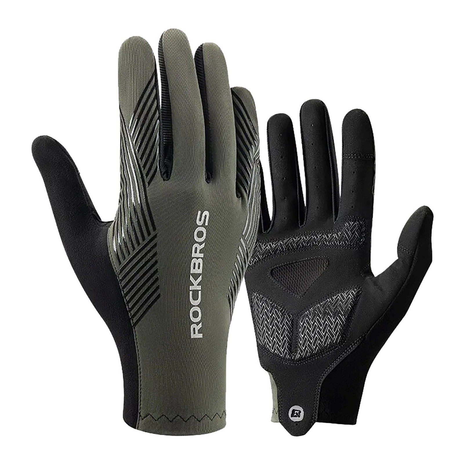 Cycling clothing – Shock-absorbing cycling gloves, size L - green - Carlat