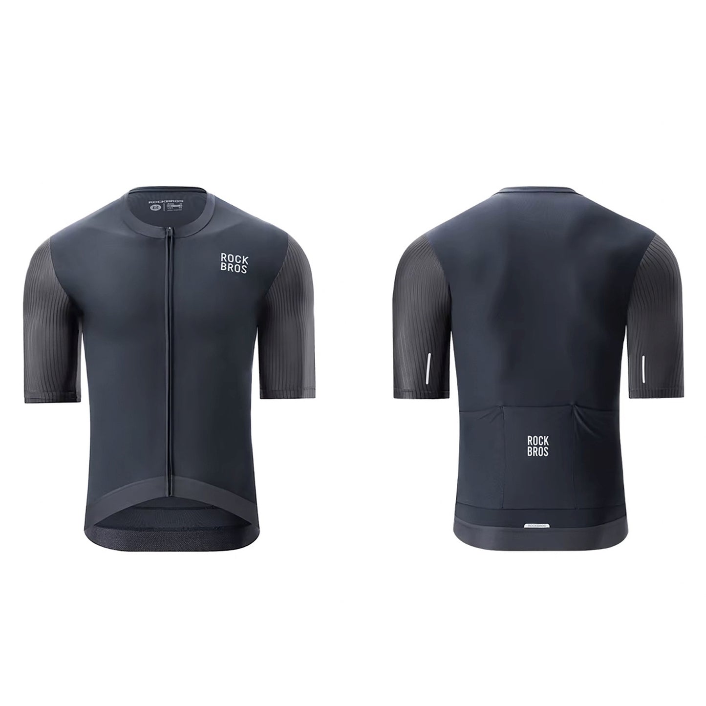 Cycling clothing – Short-sleeved cycling jersey, size M - black - Carlat