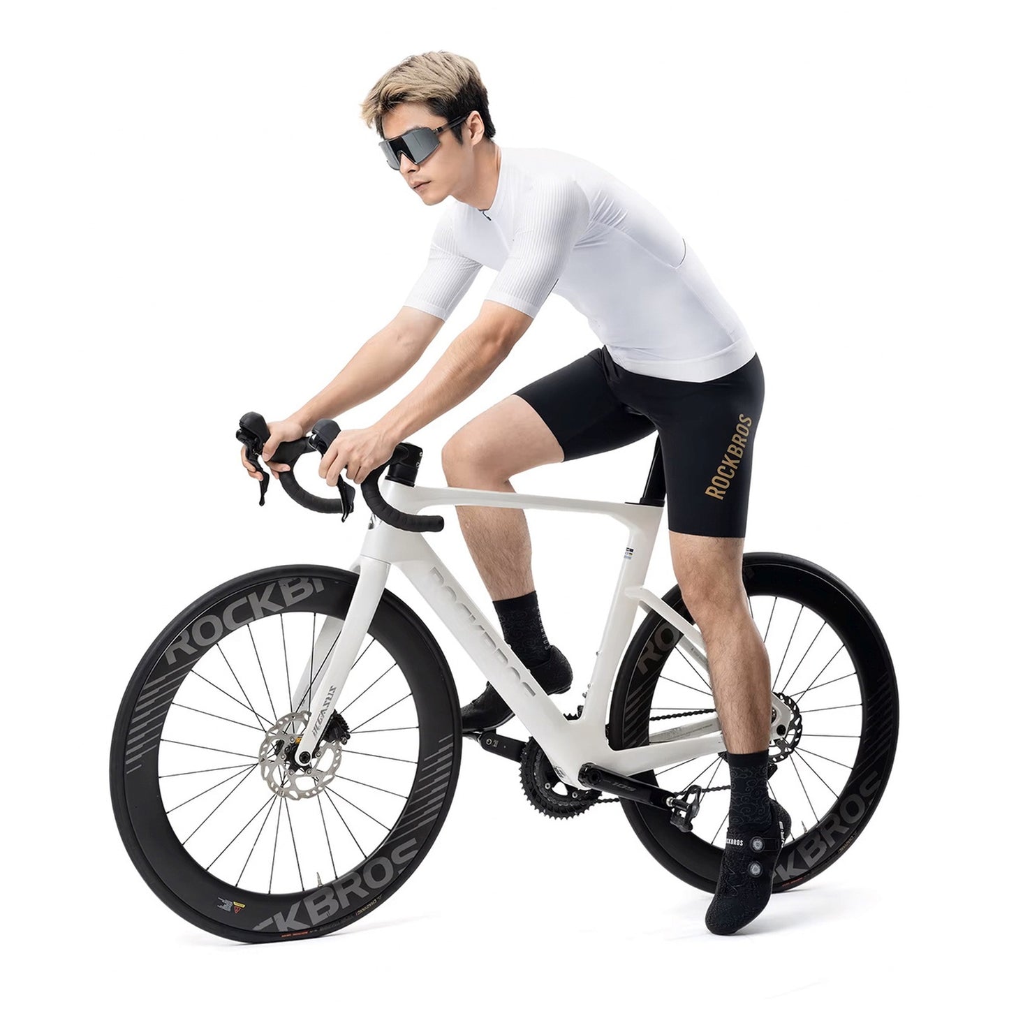 Cycling clothing – Short-sleeved cycling jersey, size XS - white - Carlat