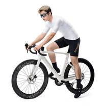 Cycling clothing – Short-sleeved cycling jersey, size XS - white - Carlat