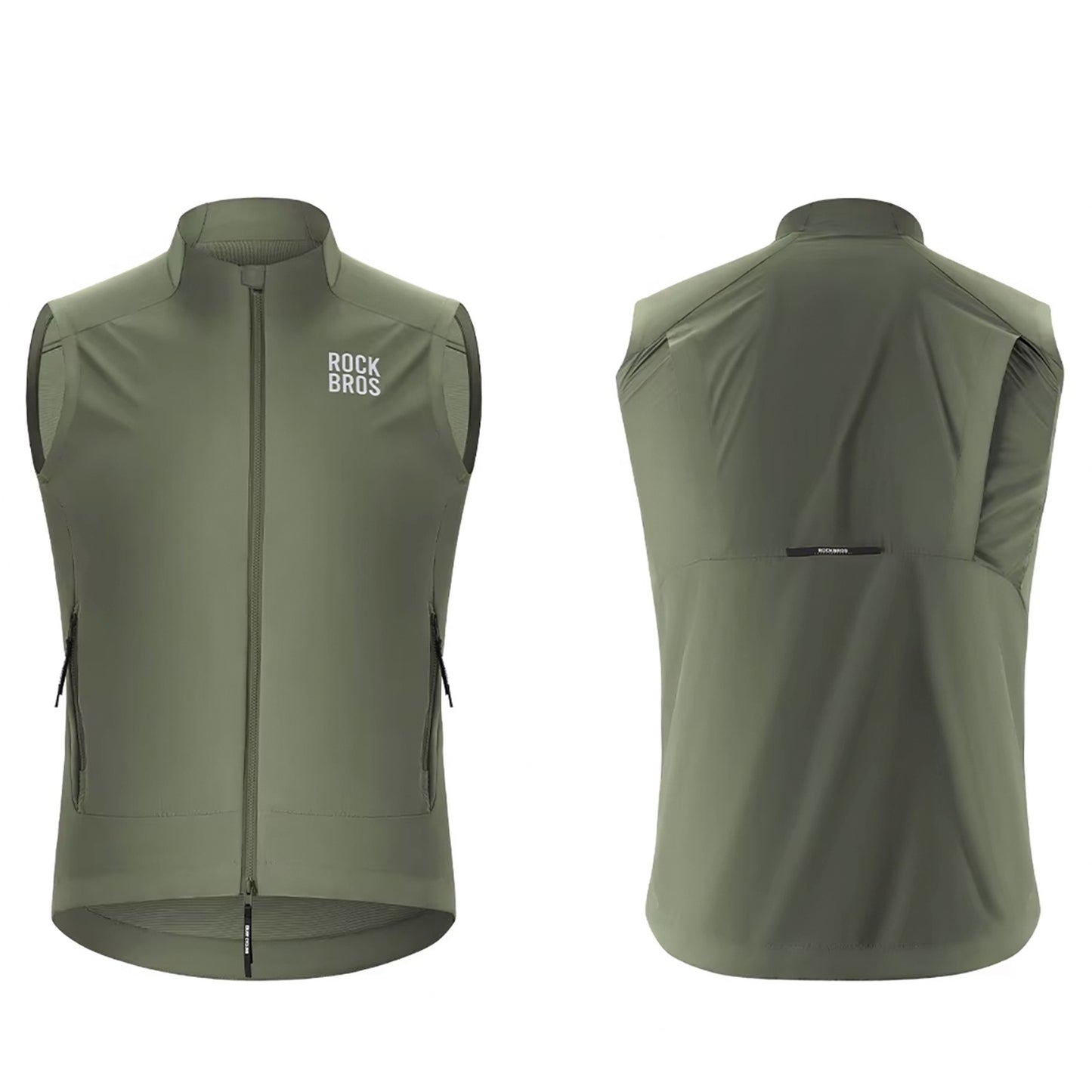 Cycling clothing – Spring/autumn windproof vest, size M - green - Carlat
