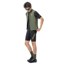 Cycling clothing – Spring/autumn windproof vest, size M - green - Carlat