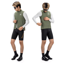 Cycling clothing – Spring/autumn windproof vest, size S - green - Carlat