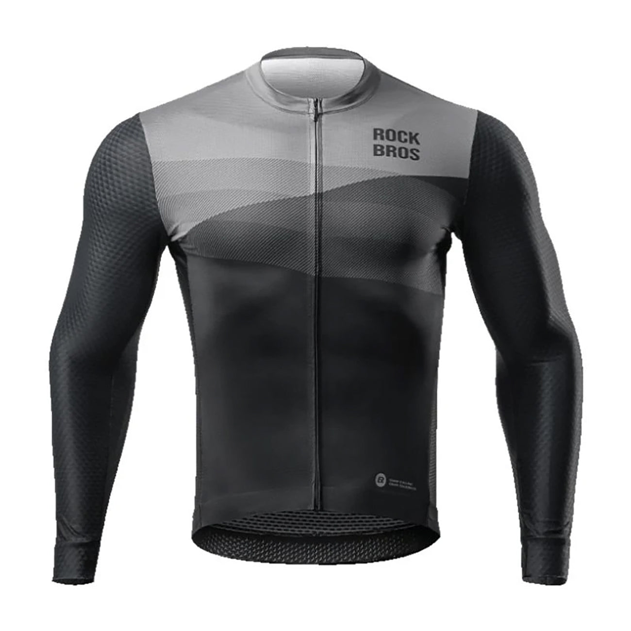 Cycling clothing – Spring/summer long-sleeved cycling jersey M - black - Carlat
