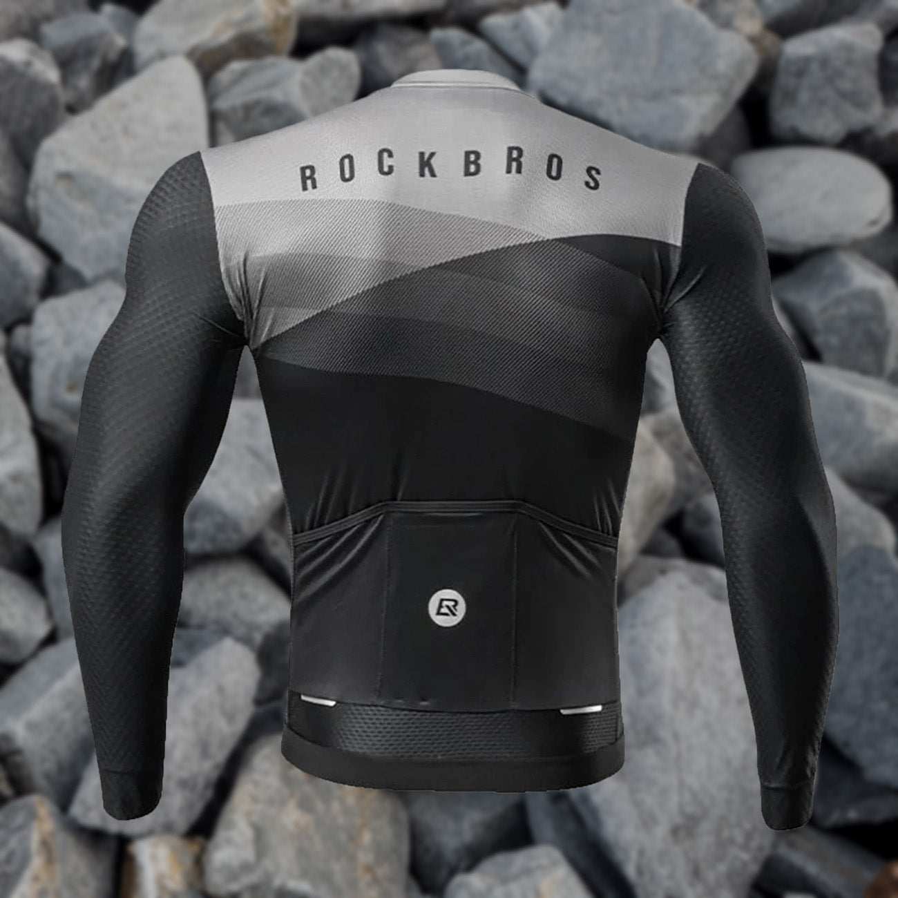 Cycling clothing – Spring/summer long-sleeved cycling jersey M - black - Carlat
