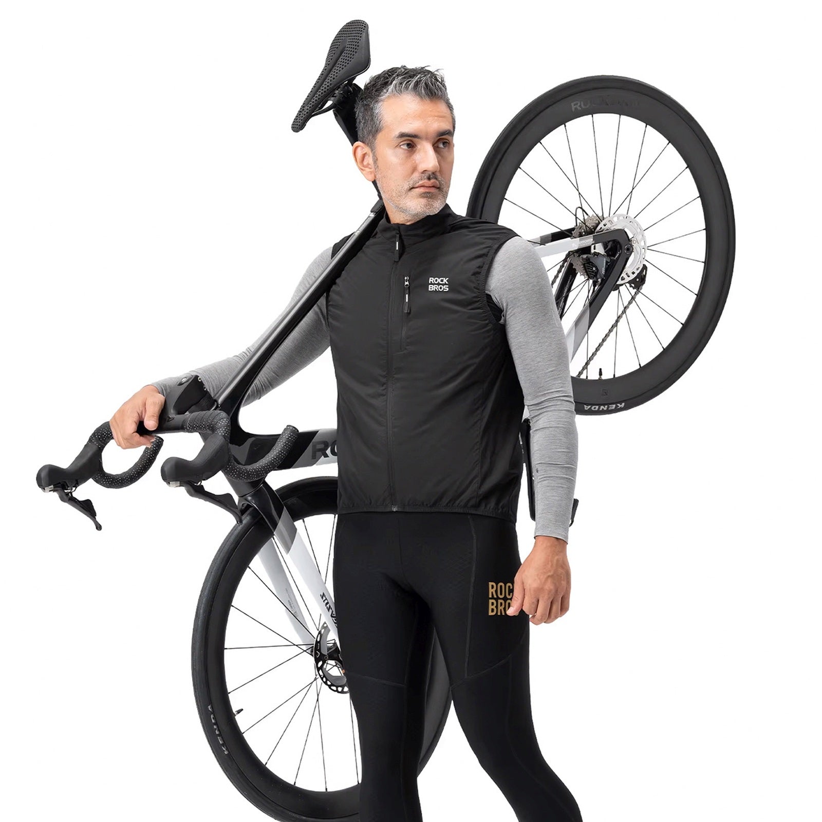 Cycling clothing – Thermal cycling vest size XXXXL - black - Carlat