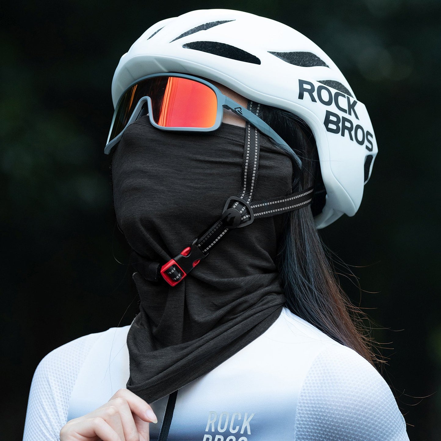 Cycling clothing – Thermal sports scarf made of wool and - Carlat
