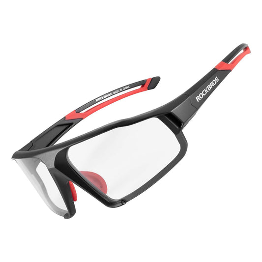 Cycling clothing – UV400 photochromic cycling glasses with case SP216BK - Carlat