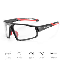 Cycling clothing – UV400 photochromic cycling glasses with case SP216BK - Carlat