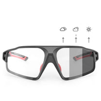 Cycling clothing – UV400 photochromic cycling glasses with case SP216BK - Carlat