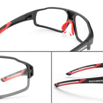 Cycling clothing – UV400 photochromic cycling glasses with case SP216BK - Carlat