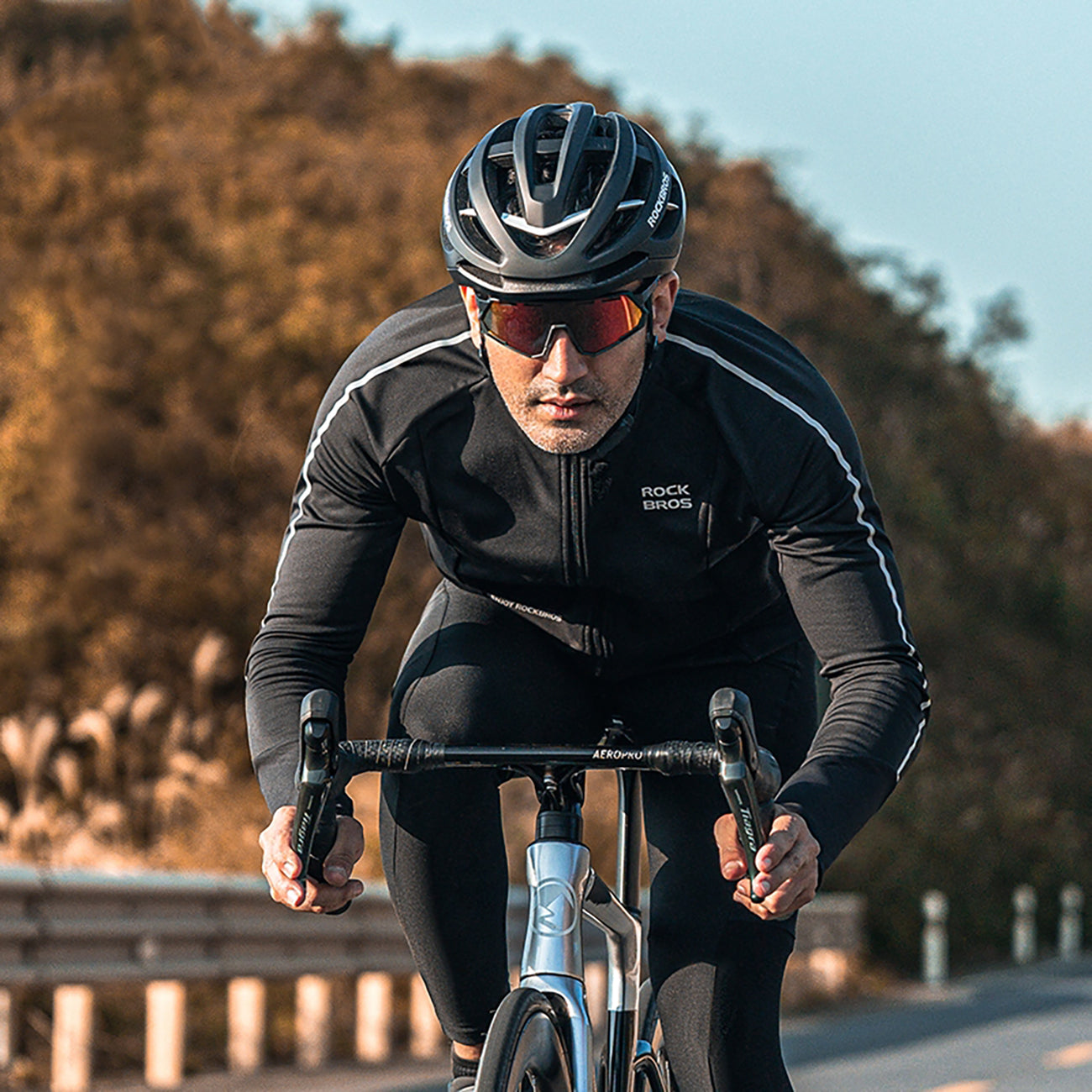 Cycling clothing – Warm autumn/winter XXL long-sleeved cycling jersey - Carlat