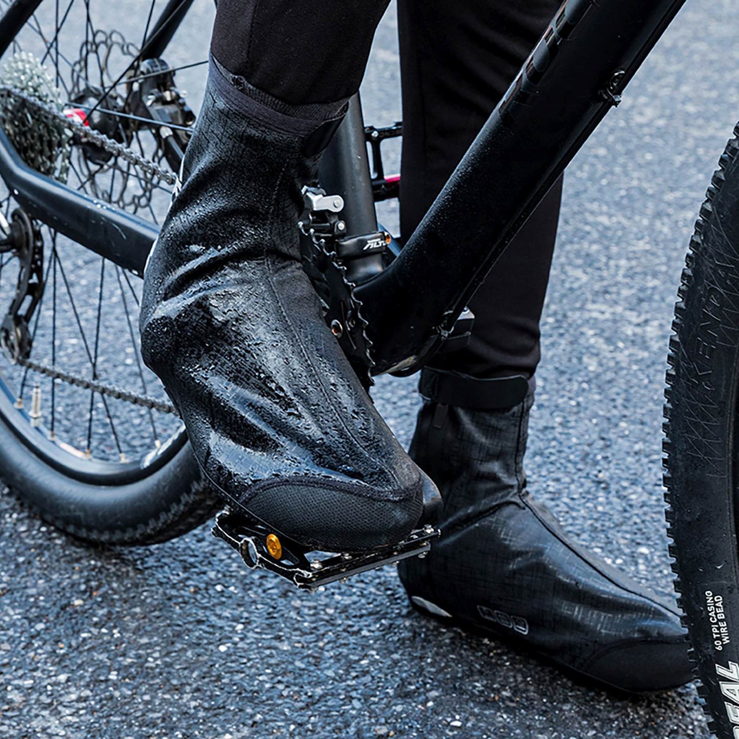 Cycling clothing – Windproof, waterproof shoe covers 42-46 cm - Carlat