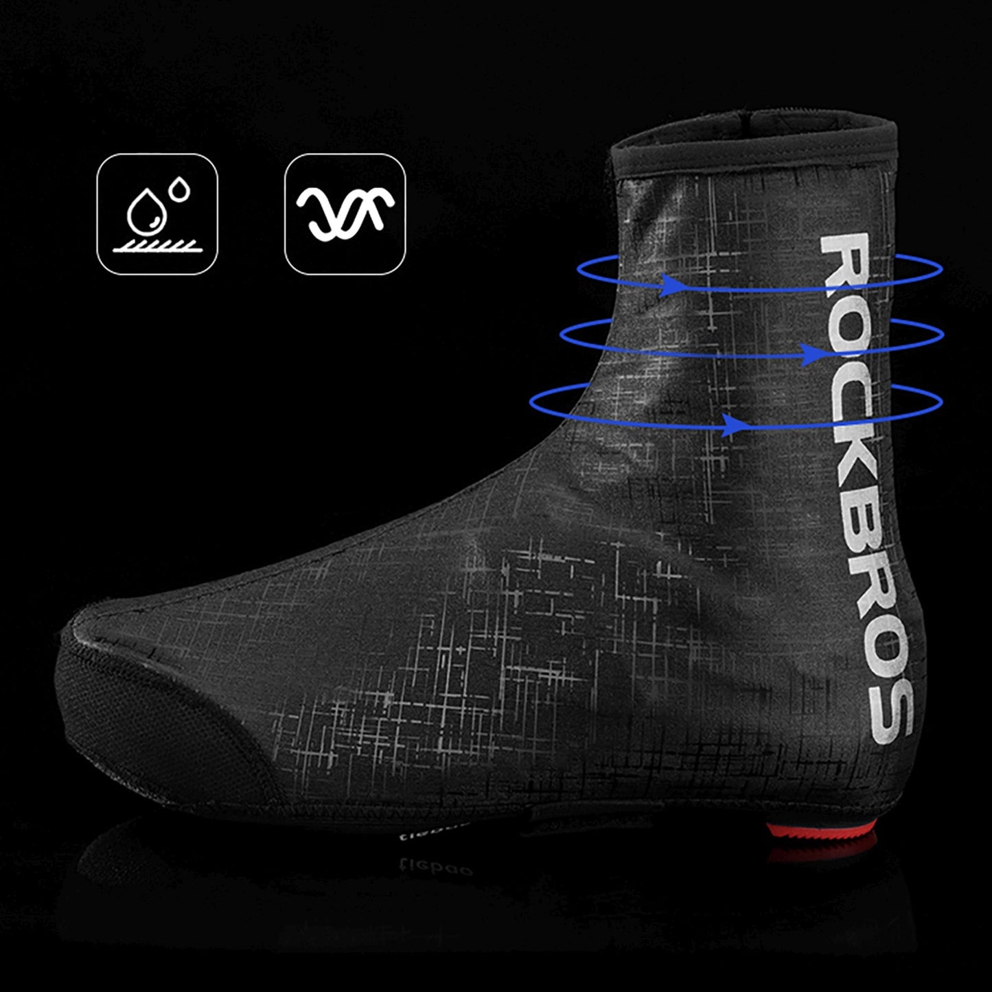 Cycling clothing – Windproof, waterproof shoe covers 42-46 cm - Carlat