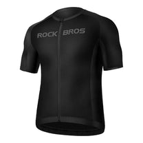 Cycling clothing – XXXXL short-sleeved cycling jersey - black - Carlat