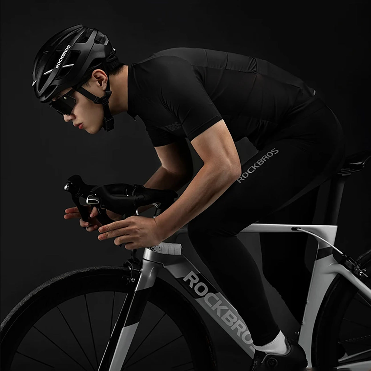 Cycling clothing – XXXXL short-sleeved cycling jersey - black - Carlat