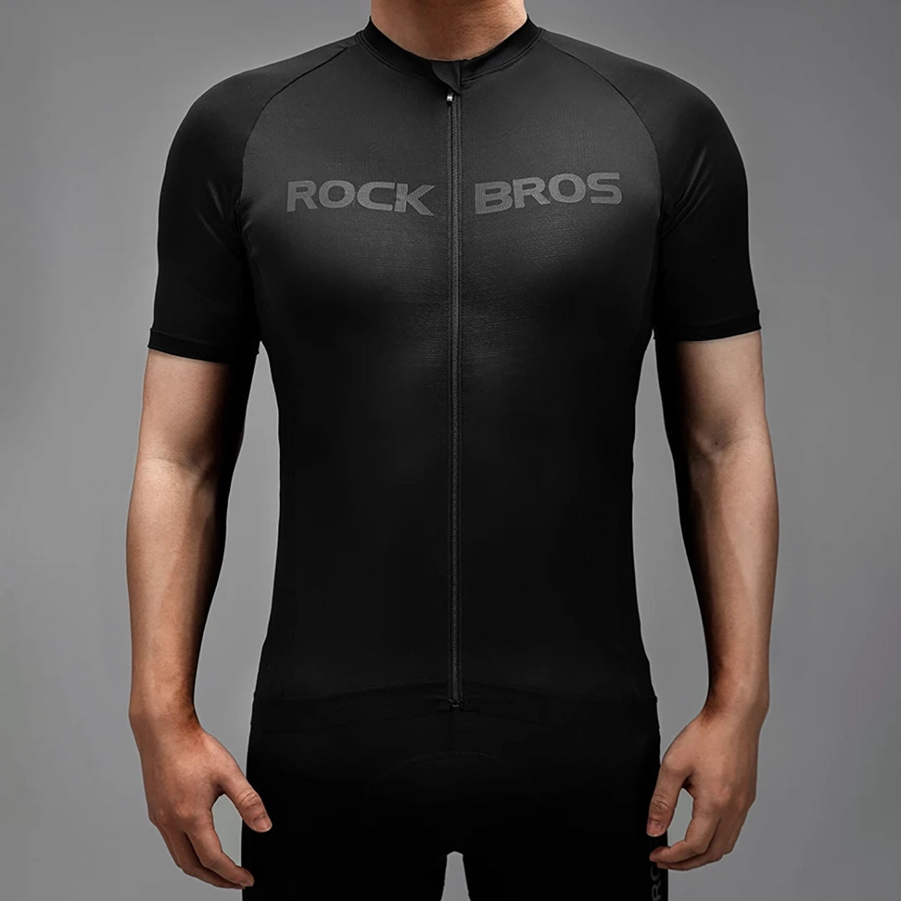 Cycling clothing – XXXXL short-sleeved cycling jersey - black - Carlat