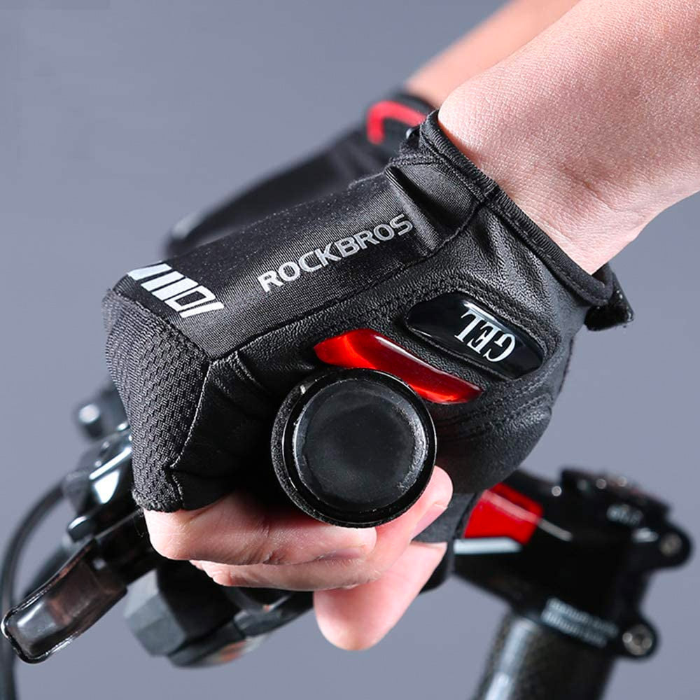 Cycling gloves with gel inserts, size XL, black - Carlat