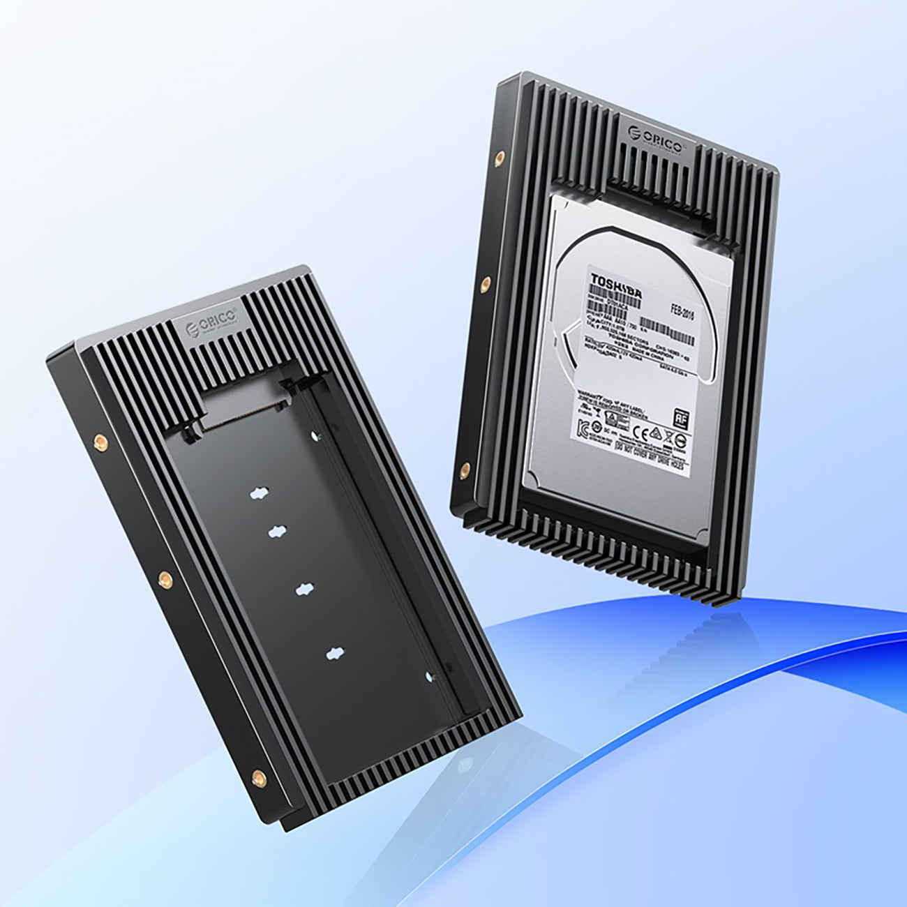 D2SS-6G adapter 2.5'' to 3.5'' disk drive - black - Carlat