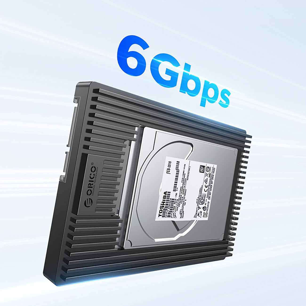 D2SS-6G adapter 2.5'' to 3.5'' disk drive - black - Carlat