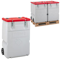 Dangerous waste container MOBIL BOX 170L - red - Carlat