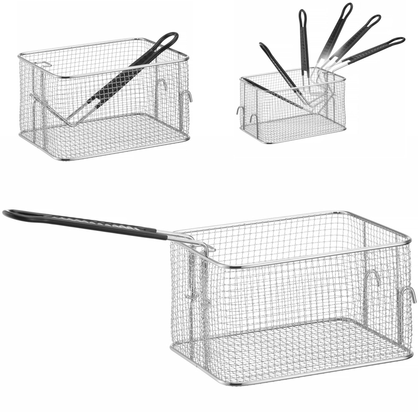 Deep Fryer Accessories – Basket for electric fryer with handle - Carlat