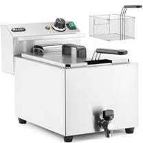 Deep Fryers – Adjustable electric fryer with drain tap 400 - Carlat