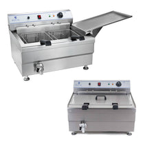 Deep Fryers – Donut or fish fryer with shelf, TWO - Carlat