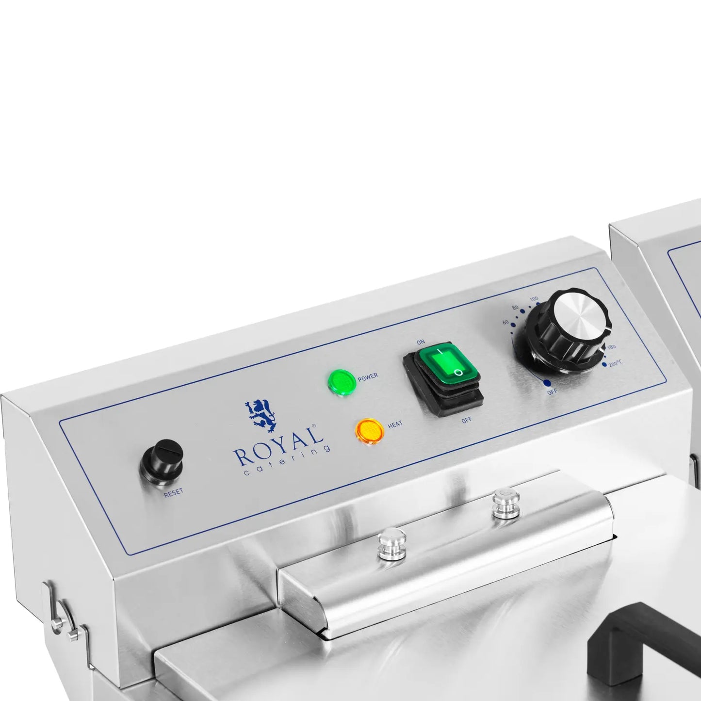 Deep Fryers – Double free-standing electric fryer with cabinet 400 - Carlat