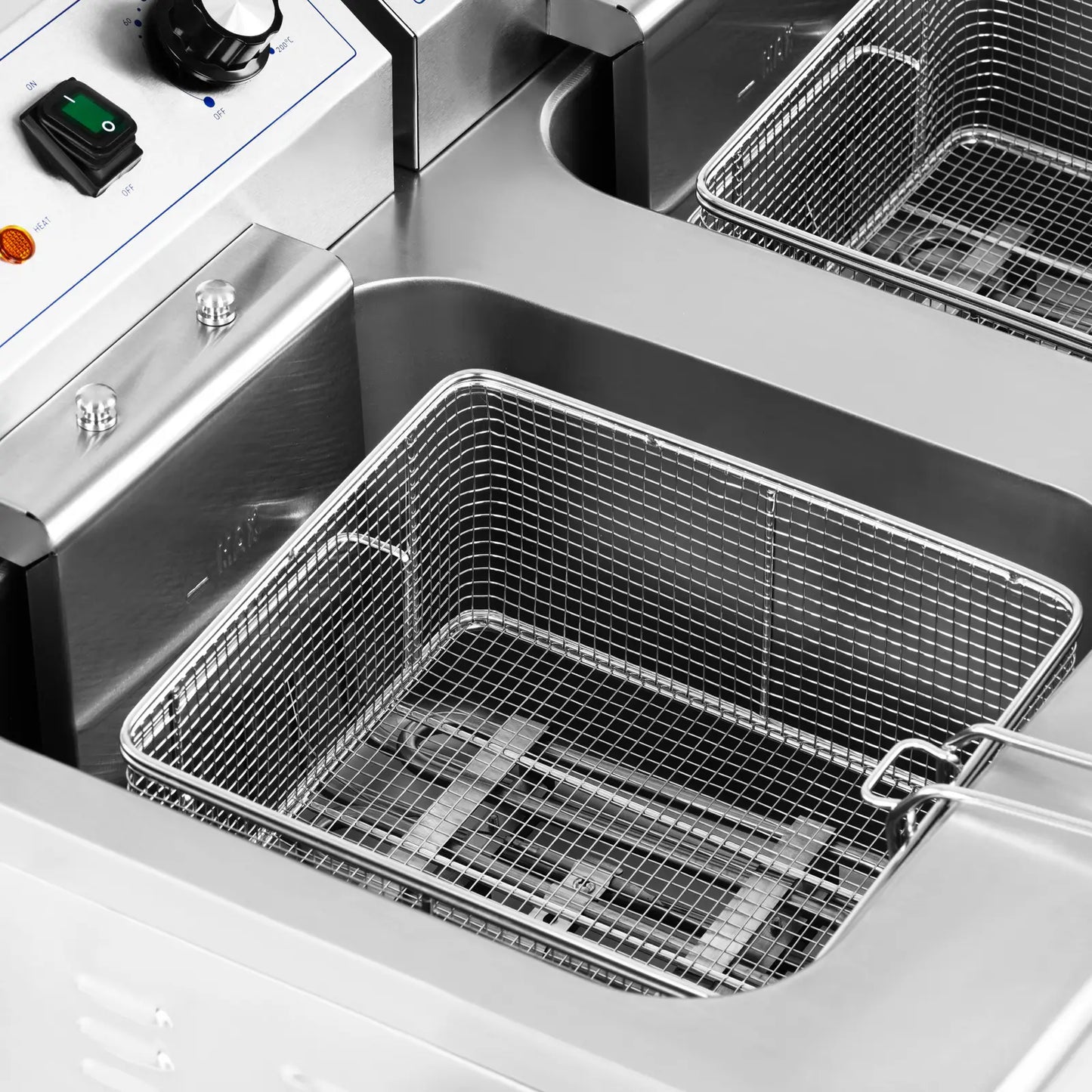 Deep Fryers – Double free-standing electric fryer with cabinet 400 - Carlat