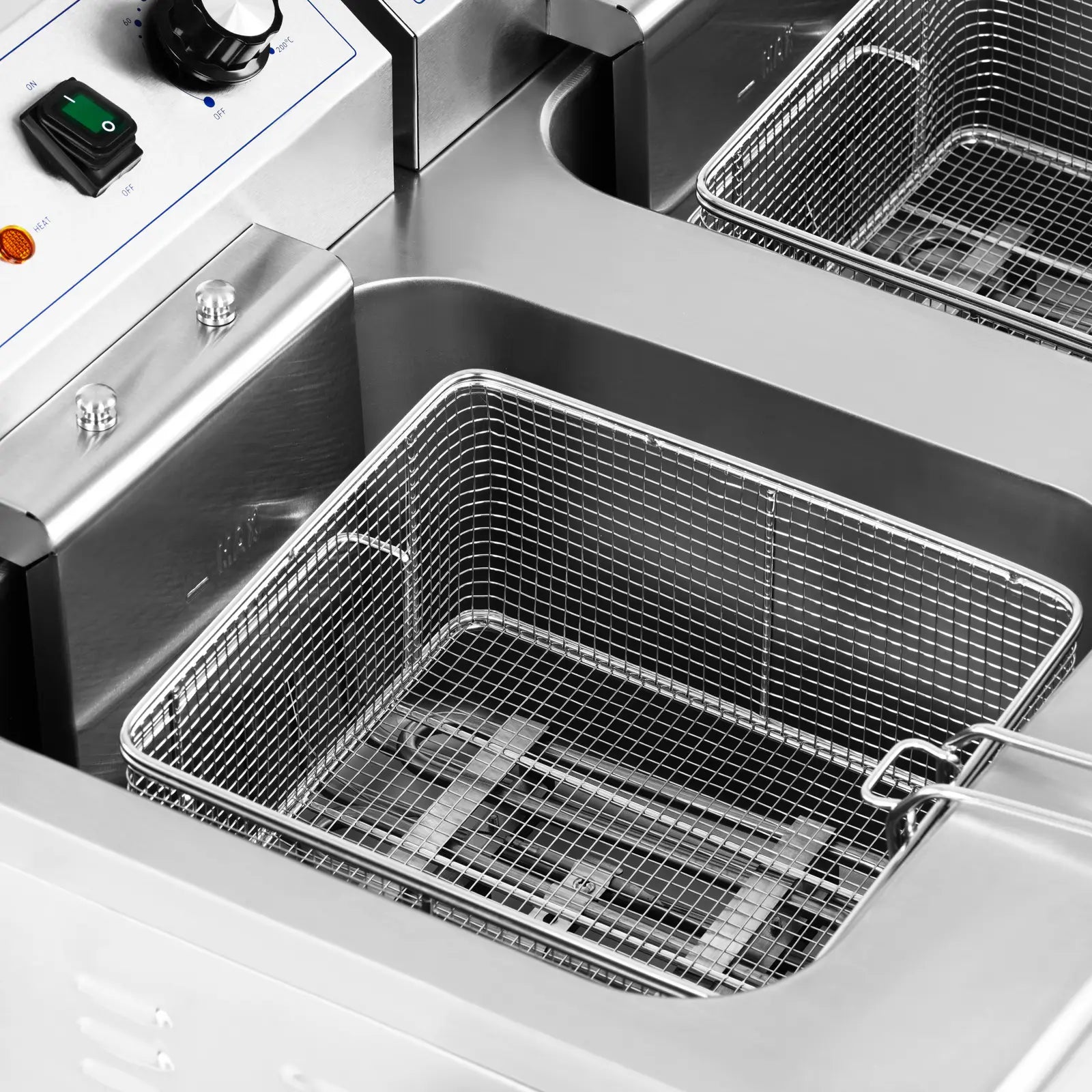 Deep Fryers – Double free-standing electric fryer with cabinet 400 - Carlat
