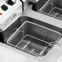 Deep Fryers – Double free-standing electric fryer with cabinet 400 - Carlat