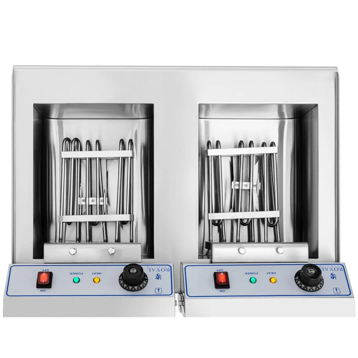 Deep Fryers – Double two-chamber fryer with cabinet 400V - Carlat