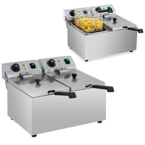 Deep Fryers – Electric catering double fryer 230 V 2 - Carlat